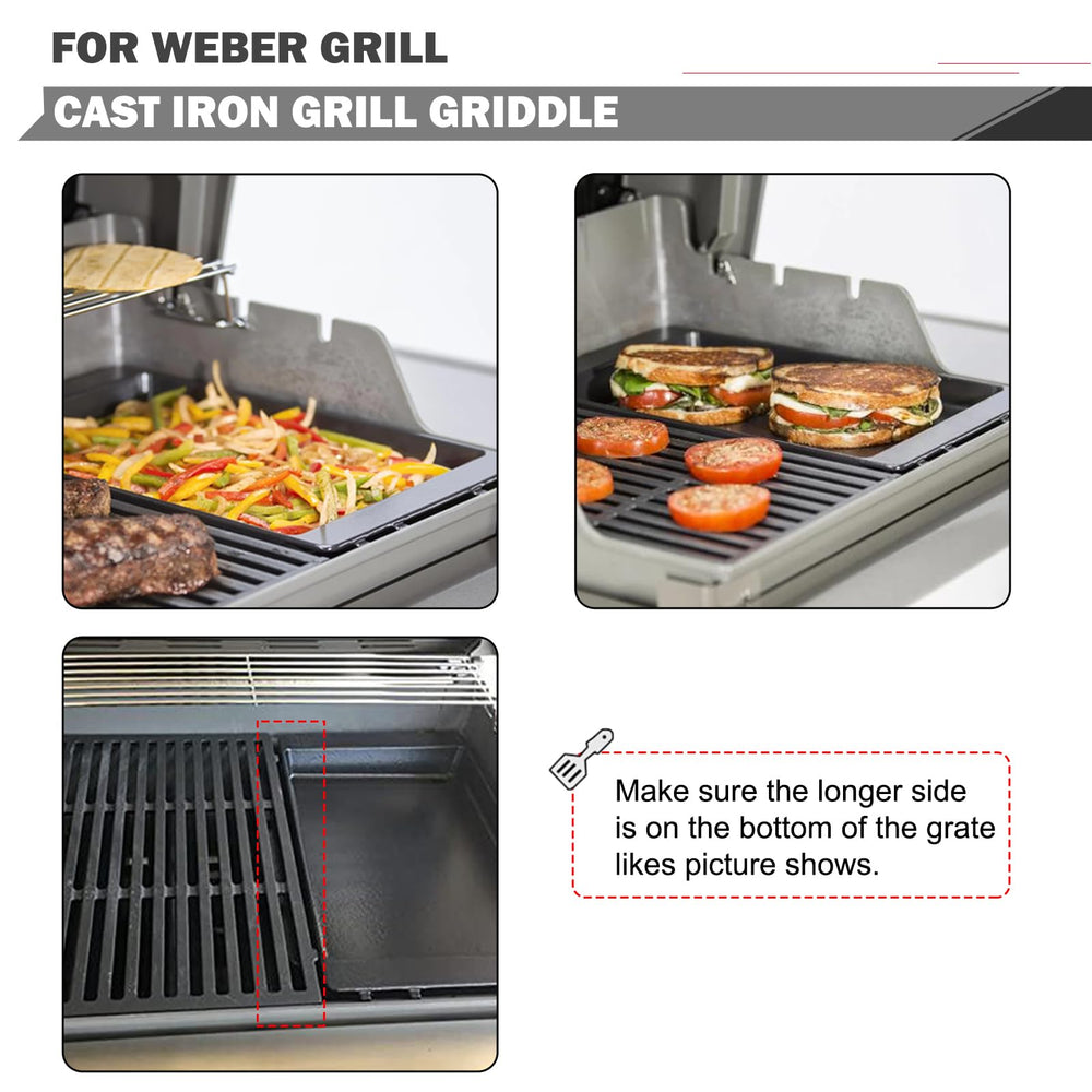 Oklagarden griddle next to ruler showing exact dimensions for fit confirmation