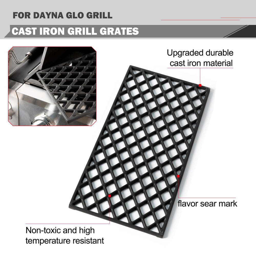 Oklagarden grate installed in Dyna-Glo grill showing stable placement benefits