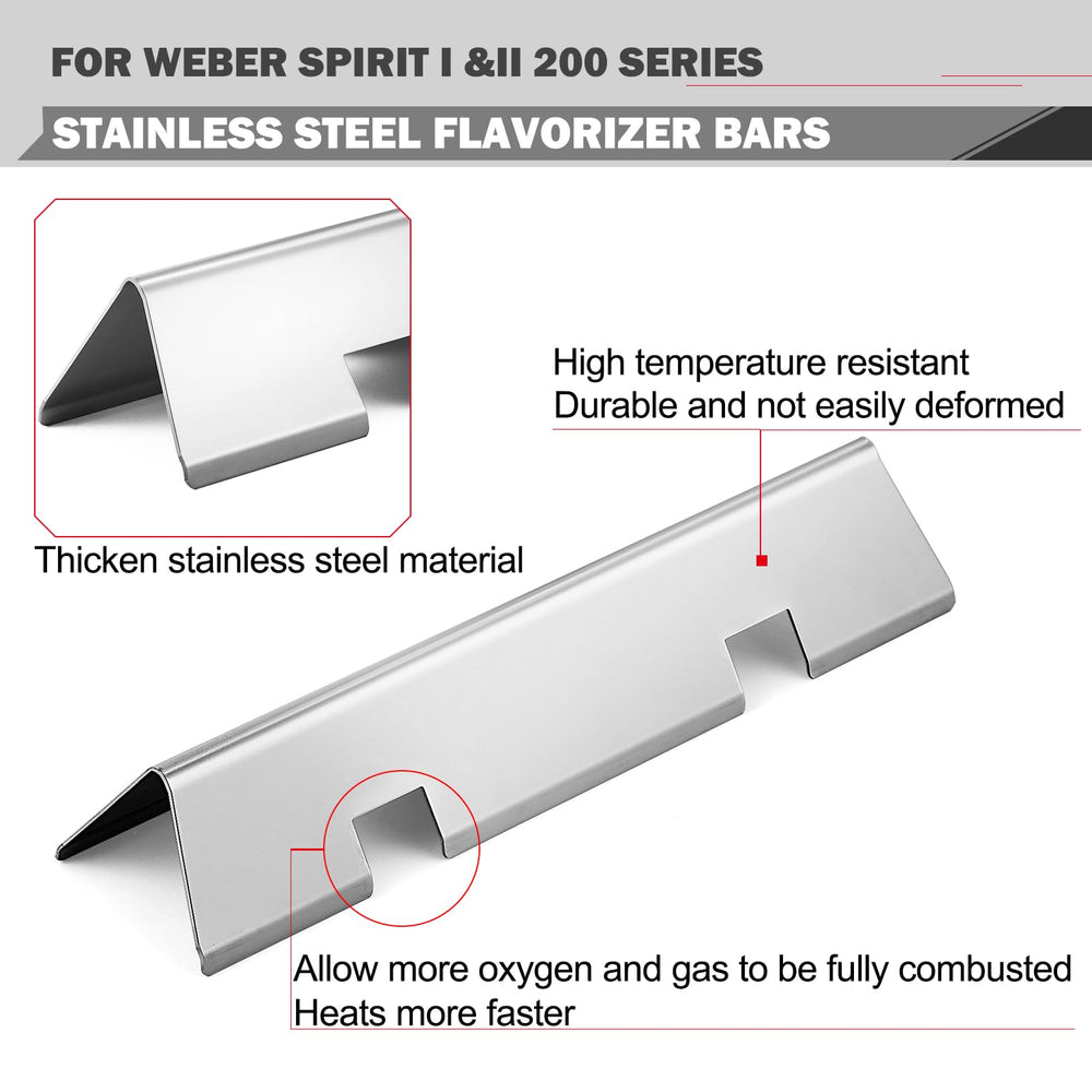 Oklagarden detailed shot of 18-inch main burner tube showing corrosion resistance benefit