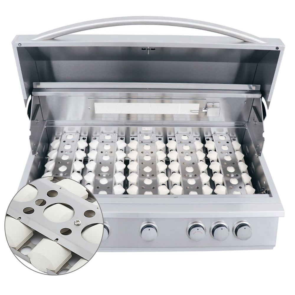 Oklagarden complete packaged kit laid out to show included trays, briquettes, and tray