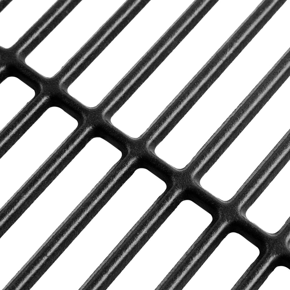 Oklagarden opened package displaying three grates and included dimensions