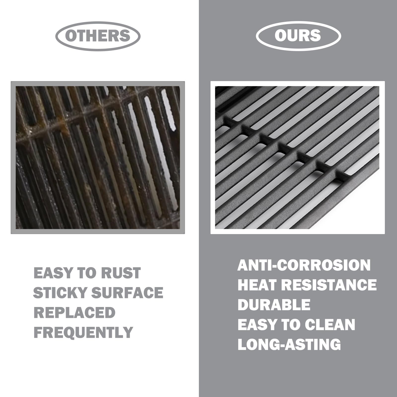 Oklagarden two grates in package showing ready-to-install convenience benefit