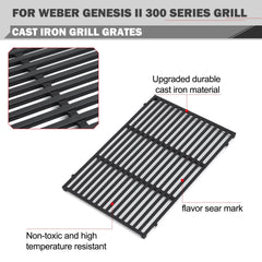 Oklagarden oiled sheen on grates demonstrating ready-to-season nonstick benefit