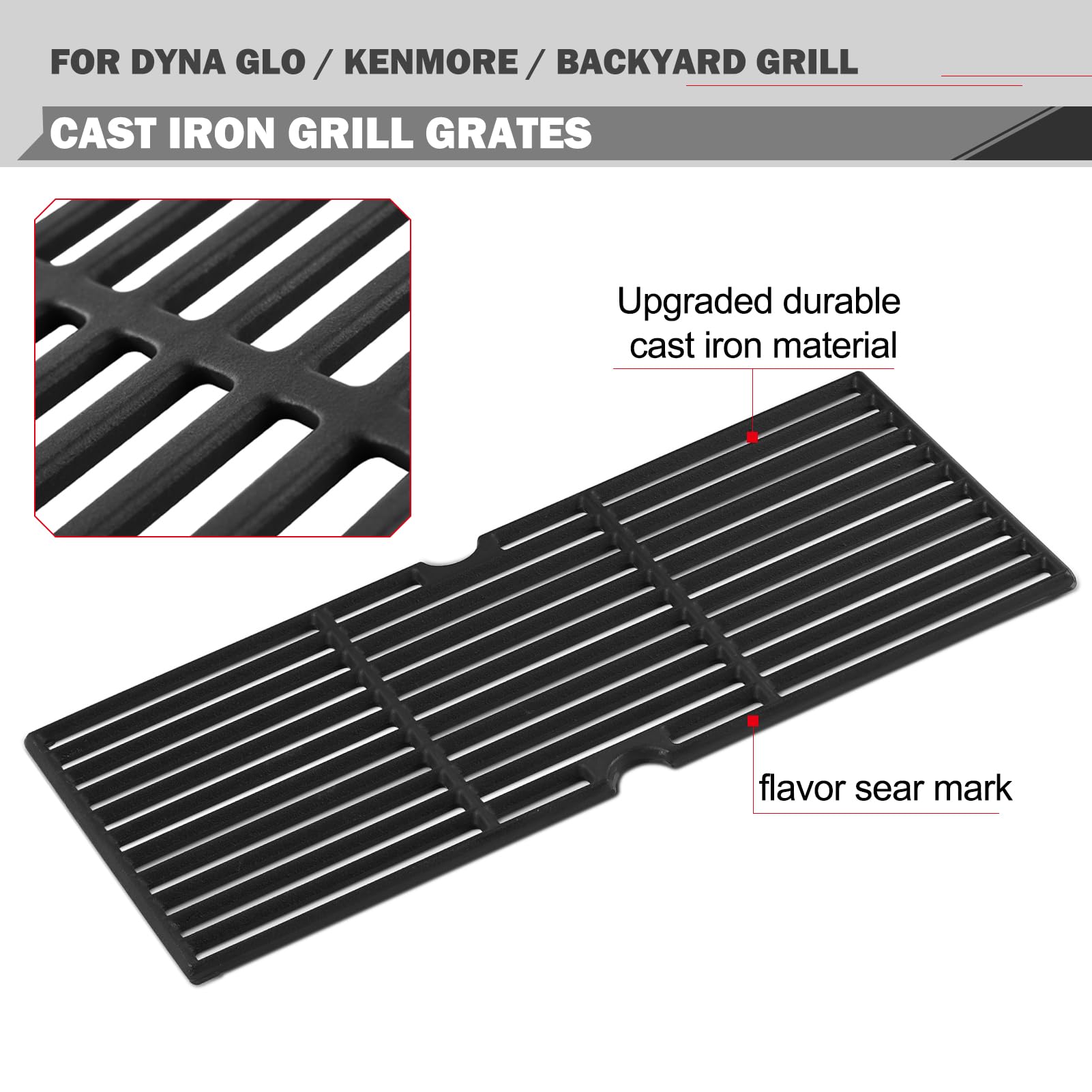 Oklagarden measuring tape beside a grate showing exact dimensions for correct fit