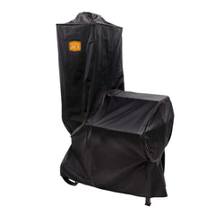 Oklahoma Joe's Bandera front view with cover fitted showing full protection