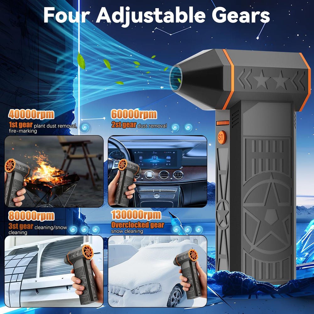 OKNIAO Frostblazer held in hand demonstrating lightweight portable convenience