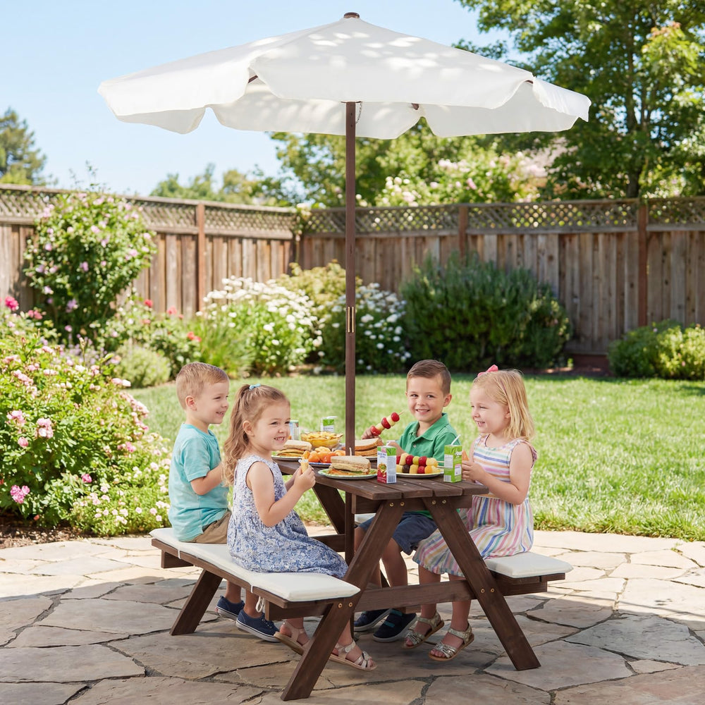 Olakids close-up wood grain and smooth rounded edge emphasizing durable finish