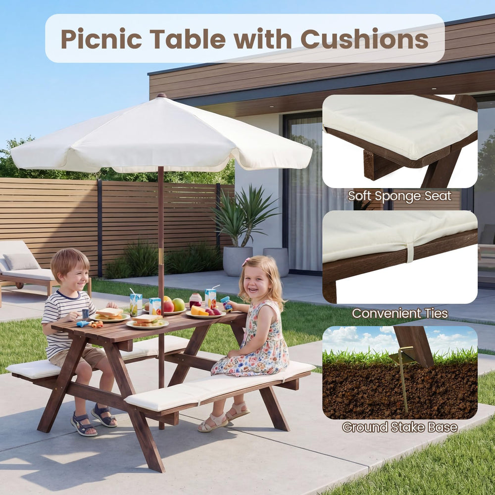 Olakids table in use with children playing illustrating group activity benefit