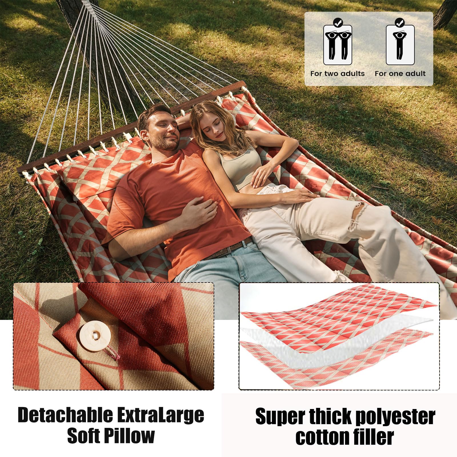 OLALACOZY detachable pillow detail highlighting easy removal and washability for comfort