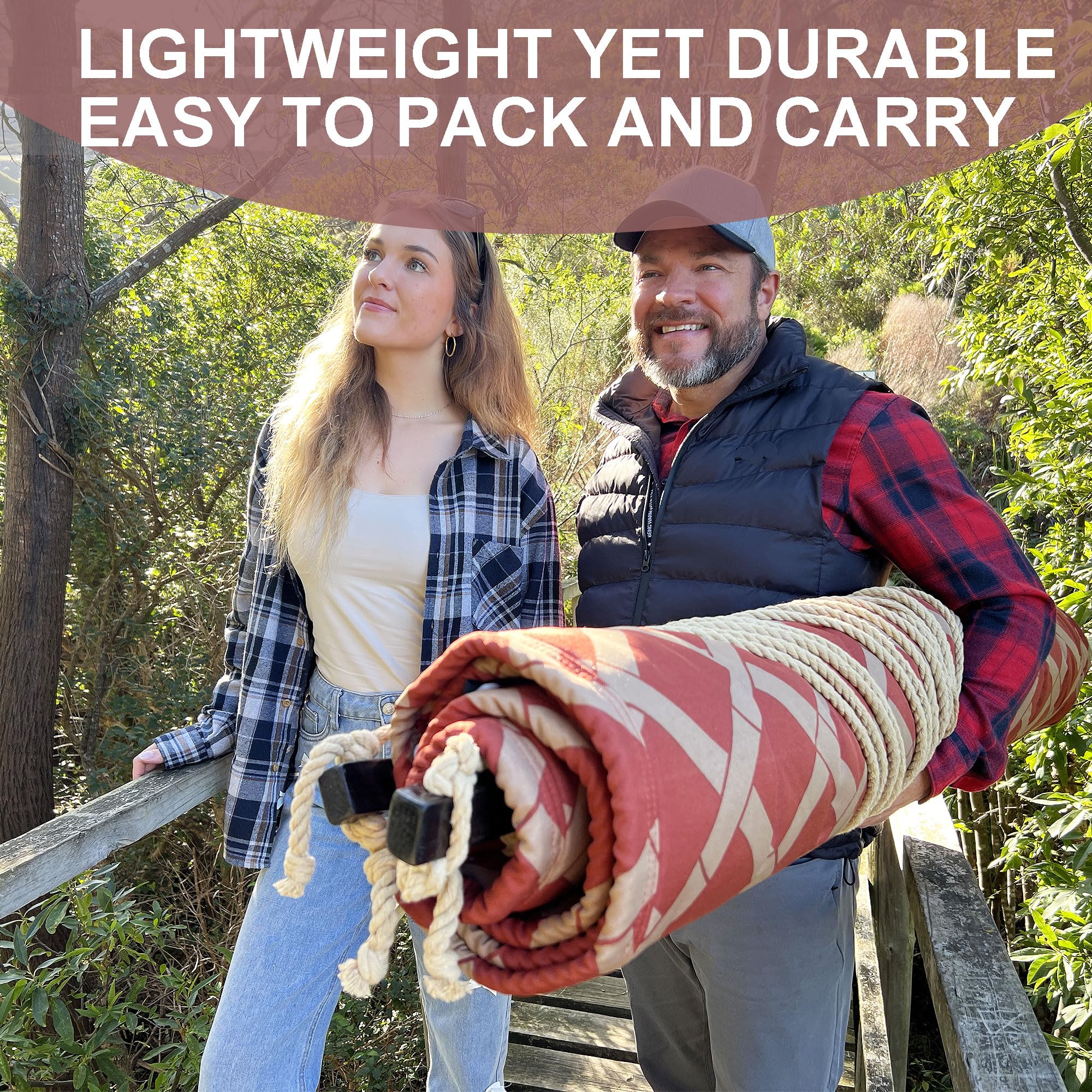 OLALACOZY fabric texture close-up displaying breathable weave and durable outdoor feel