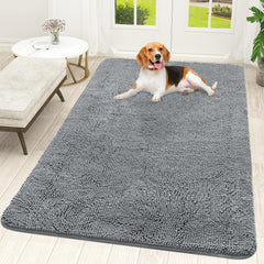 OLANLY front view mat in doorway catching muddy paws and protecting floor