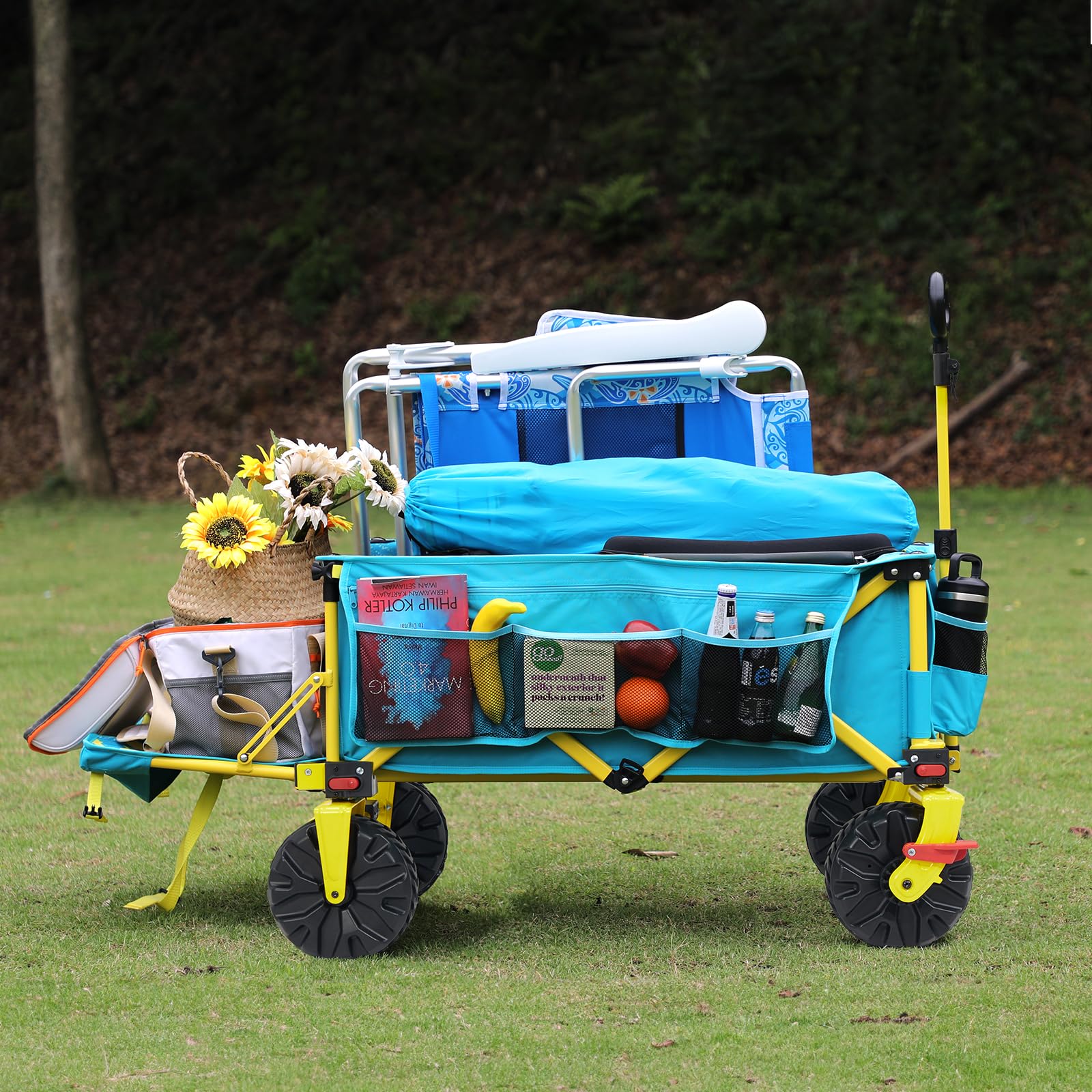 Old Bahama Bay on beach in use showing easy transport and visibility