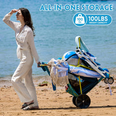 Old Bahama Bay mesh storage basket detail showing roomy cargo area benefit holds 100 lbs
