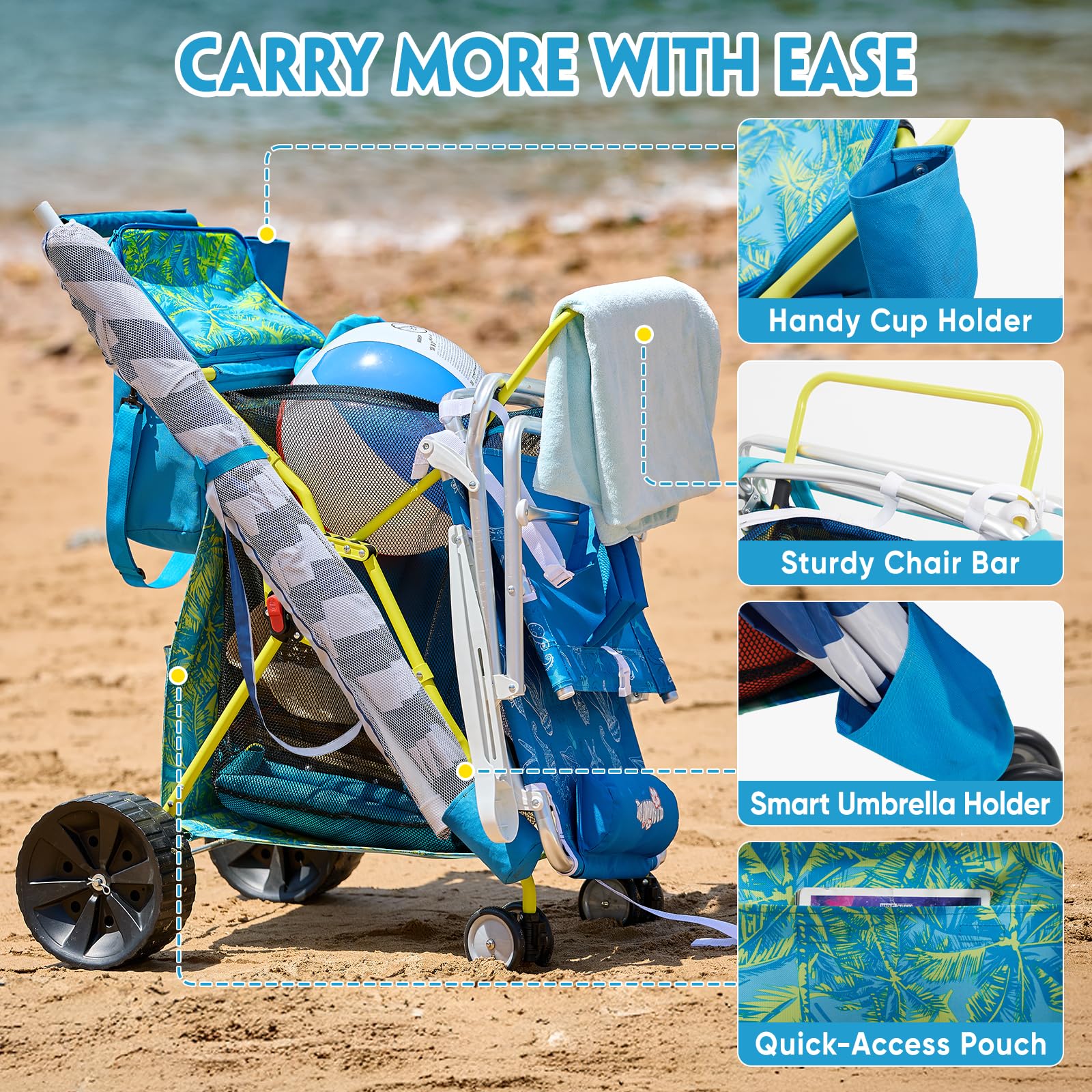 Old Bahama Bay removable cooler bag inserted keeping drinks chilled benefit organized refreshment