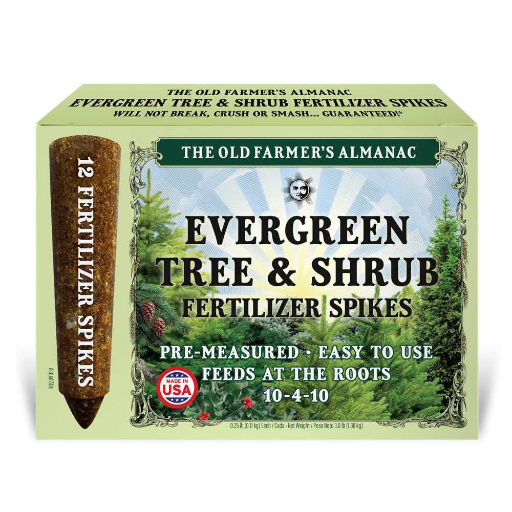 The Old Farmer's Almanac front pack showing 12 TruSpikes and benefits