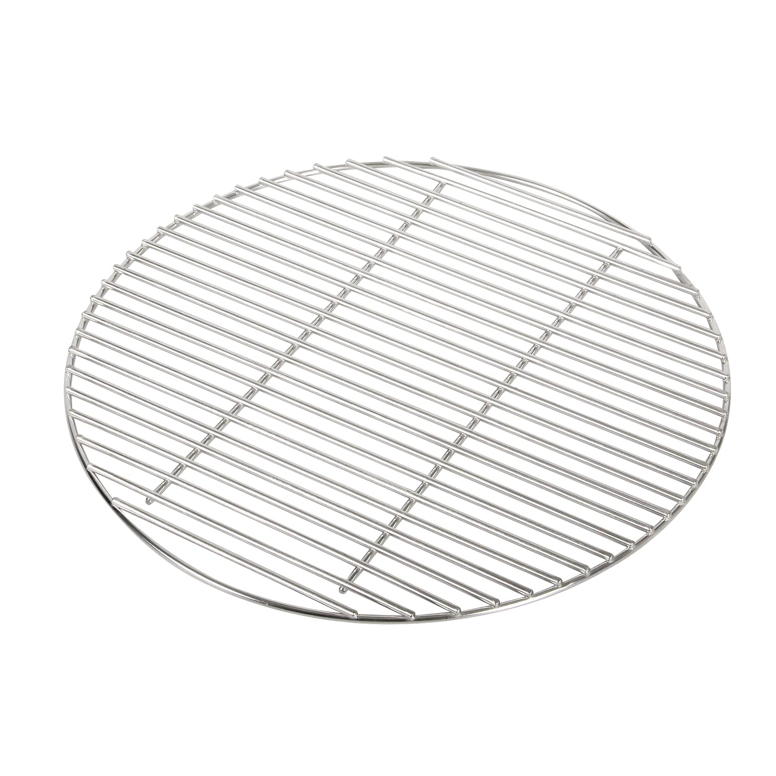 OLIGAI front view of 15.5 inch grate showing full round cooking surface and fit benefit