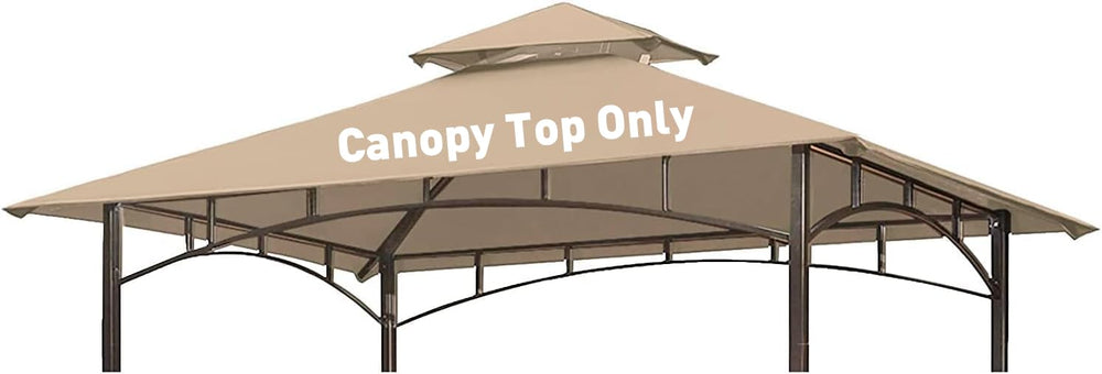 OLILAWN front canopy view showing full replacement fit and restored shelter