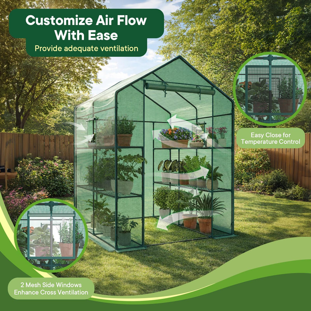 OLIXIS greenhouse PE cover texture showing tear-resistant weatherproofing