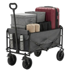 OLIXIS wagon front view showing gray body and large cargo space for easy loading