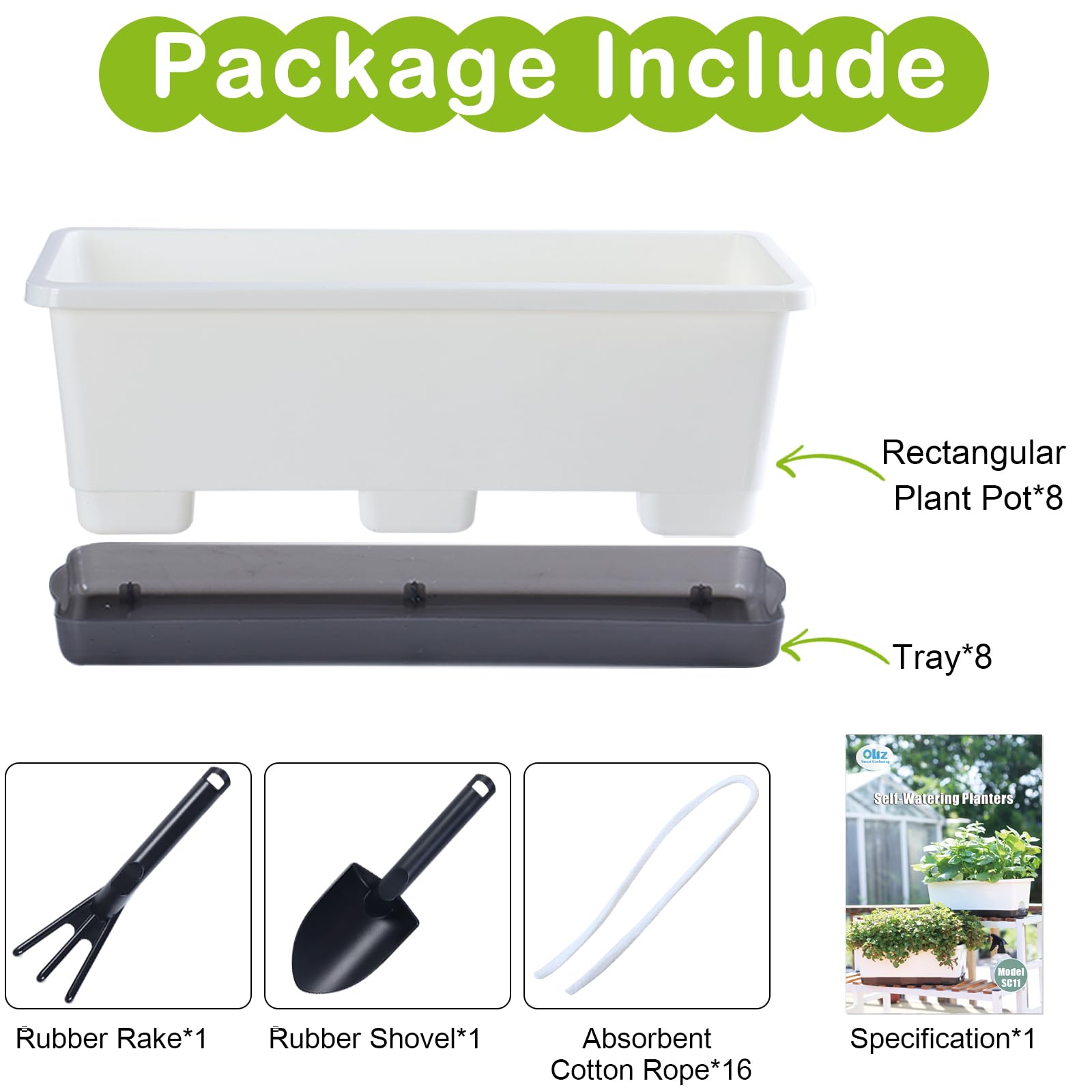 Oliz balcony lifestyle with white planters demonstrating stylish outdoor décor benefit