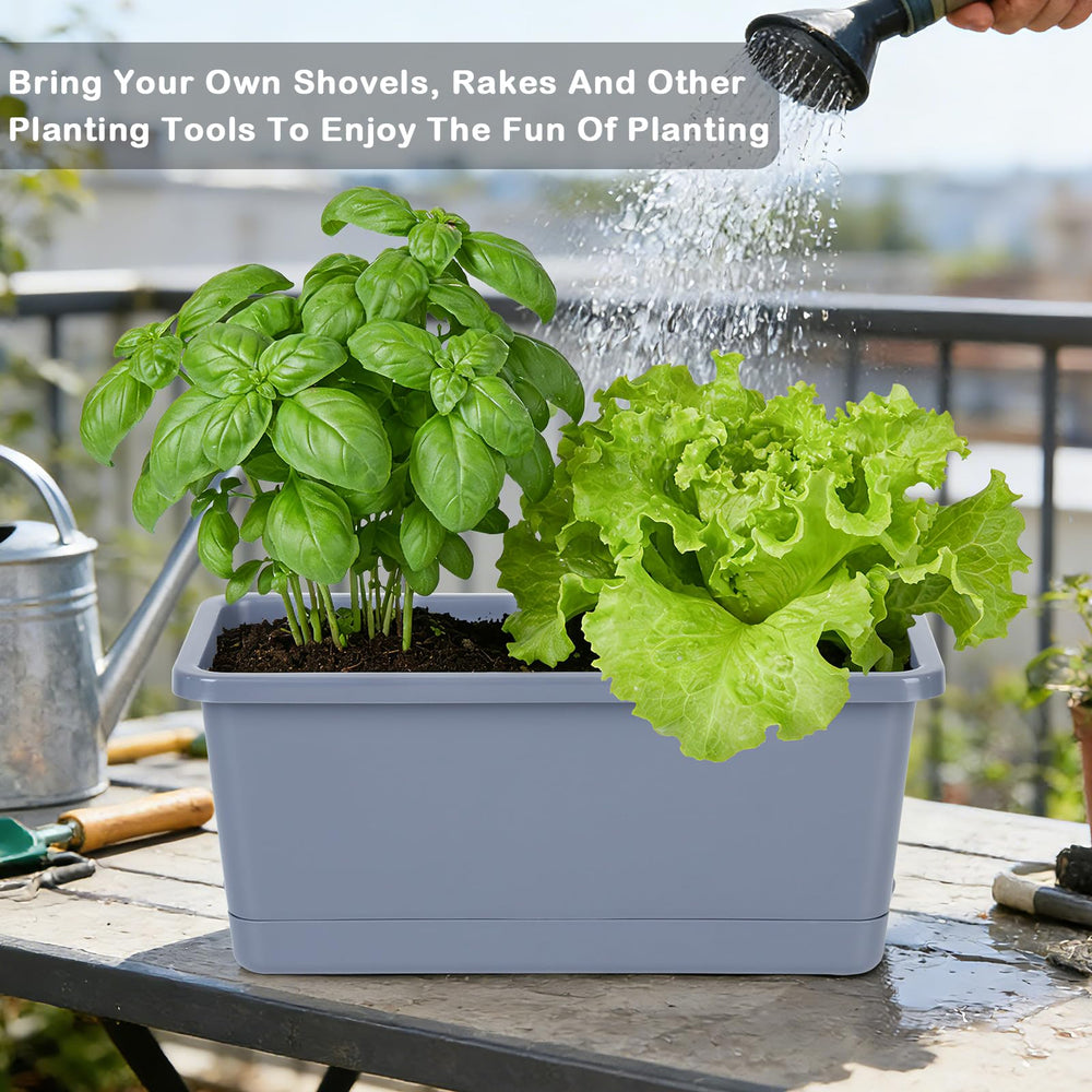 Oliz side profile with tray attached showing water collection and surface protection benefit
