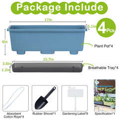 Oliz planter with removable tray for easy cleaning and water collection