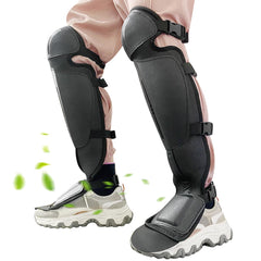 OLizee front view shin guards showing full coverage and protection