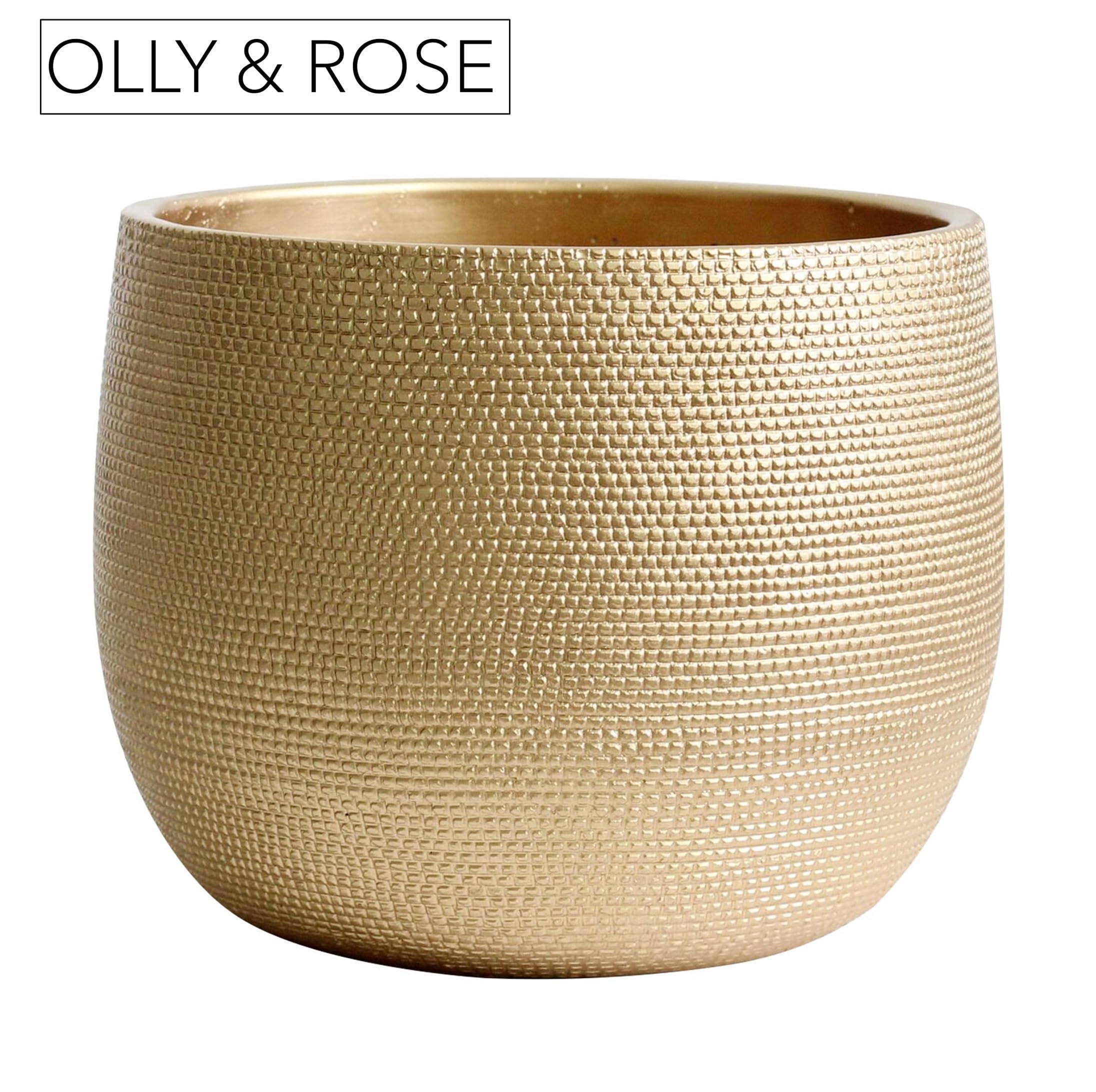 Olly & Rose bottom view of drainage hole and plug showing functional watering control