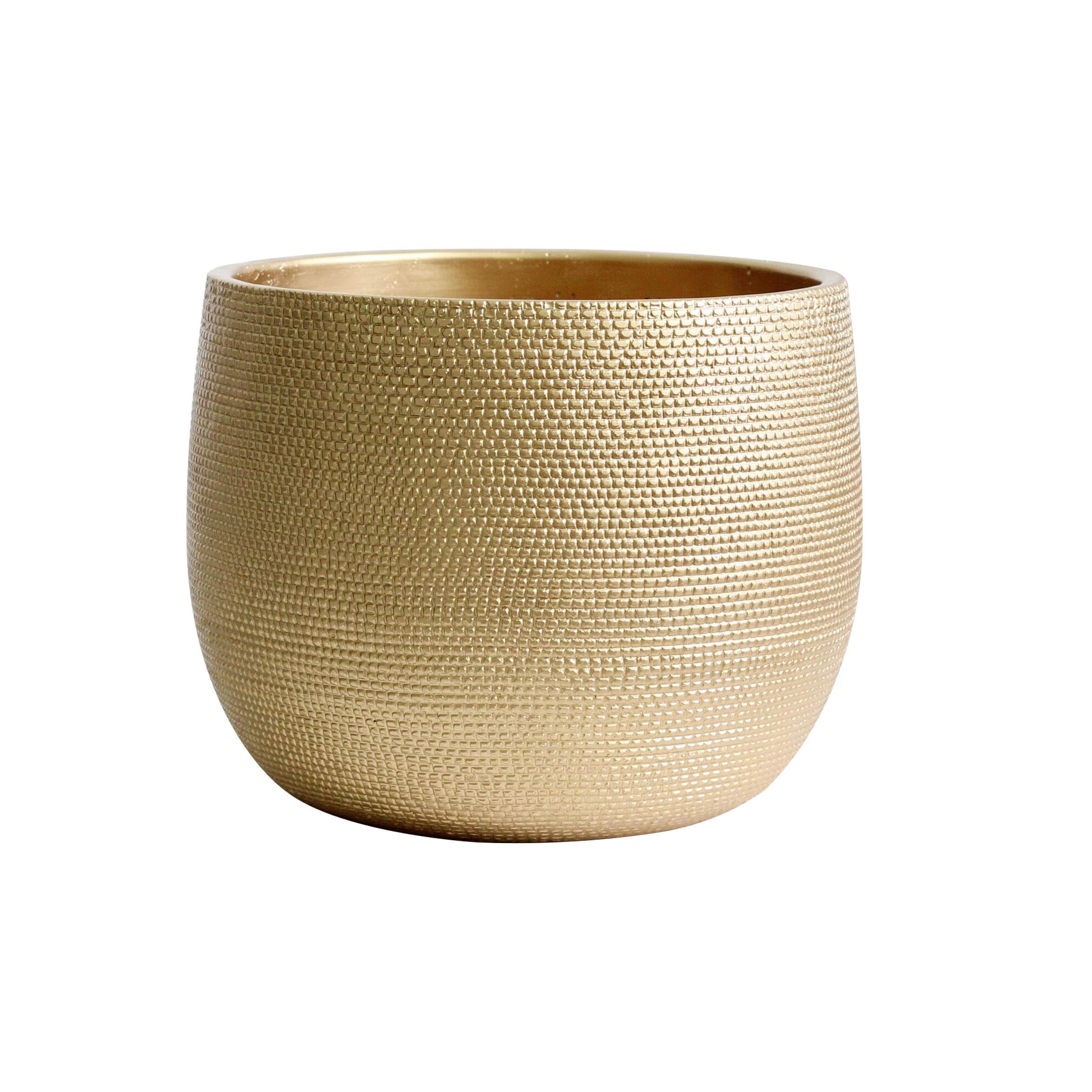 Olly & Rose front view of Barcelona ceramic planter showing elegant shape and finish