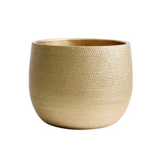 Olly & Rose front view of Barcelona ceramic planter showing elegant shape and finish