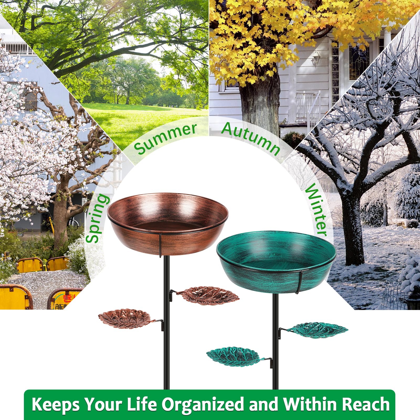 Olpchee bird bath placed in garden setting attracting birds and enhancing outdoor aesthetics