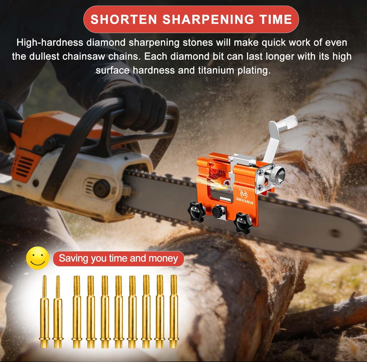 OMCCHK sharpening stone and brush set for clean burr-free sharpening performance