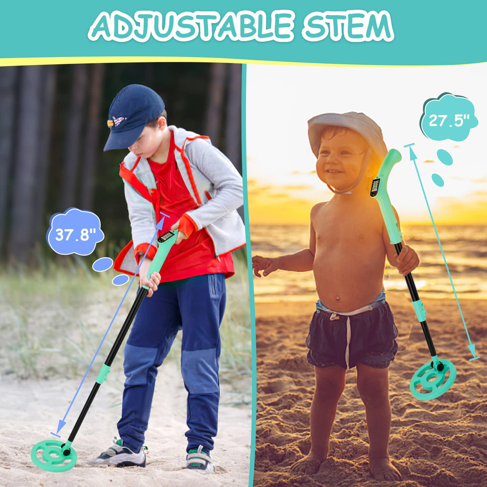 OMMO adjustable stem extended to show tailored height for children