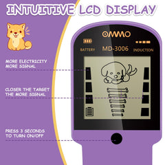 OMMO detailed folded search coil illustrating travel-friendly design and easy storage