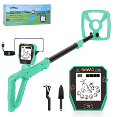 OMMO front view showing detector and playful design, boosts outdoor exploration