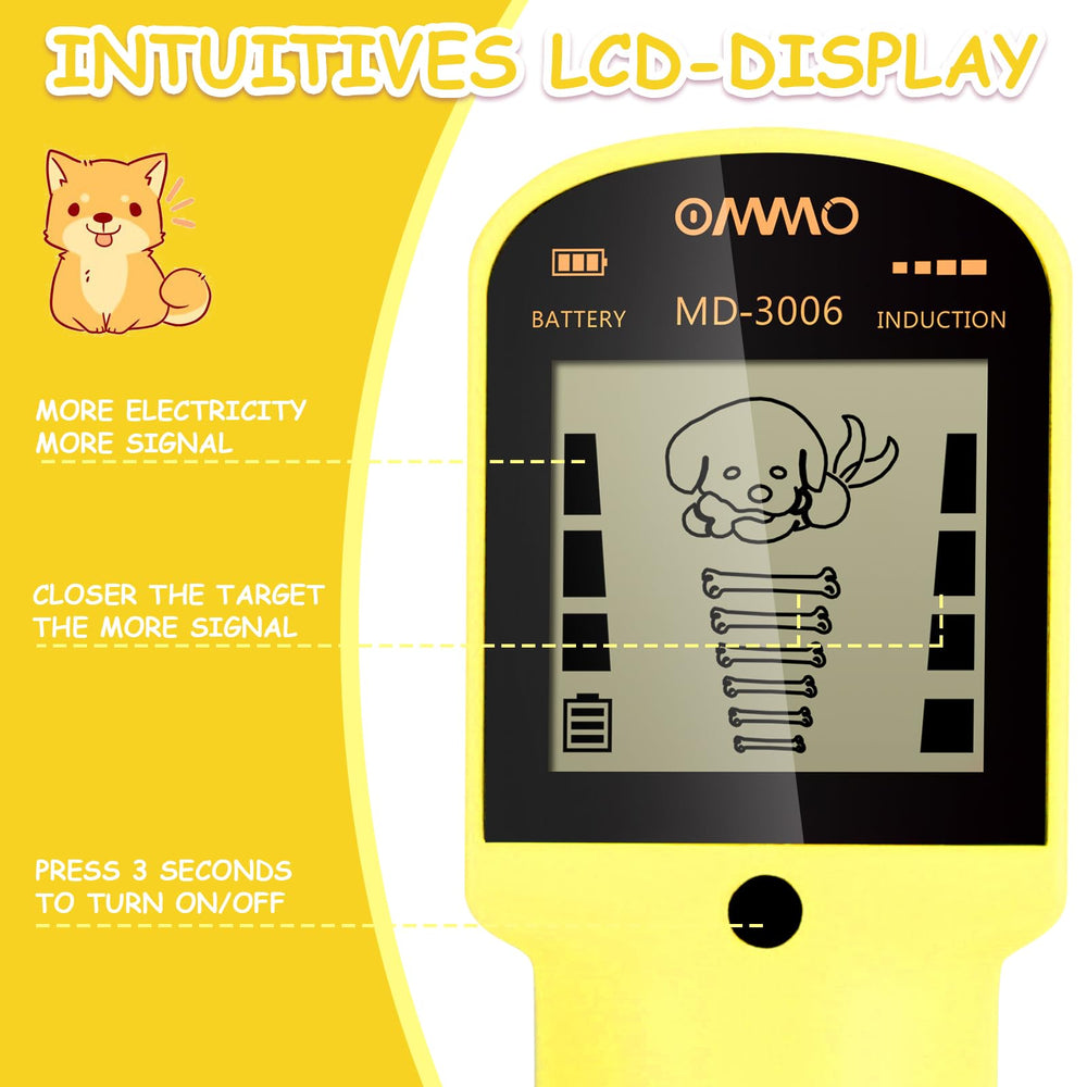 OMMO detailed search coil showing foldable design for easy travel and use