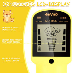 OMMO detailed search coil showing foldable design for easy travel and use