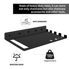 OMMUU rack mounted in garage illustrating space-saving convenience benefit