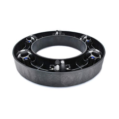 Omnia plant caddy under tilted pot to show tool-free installation and ease benefit
