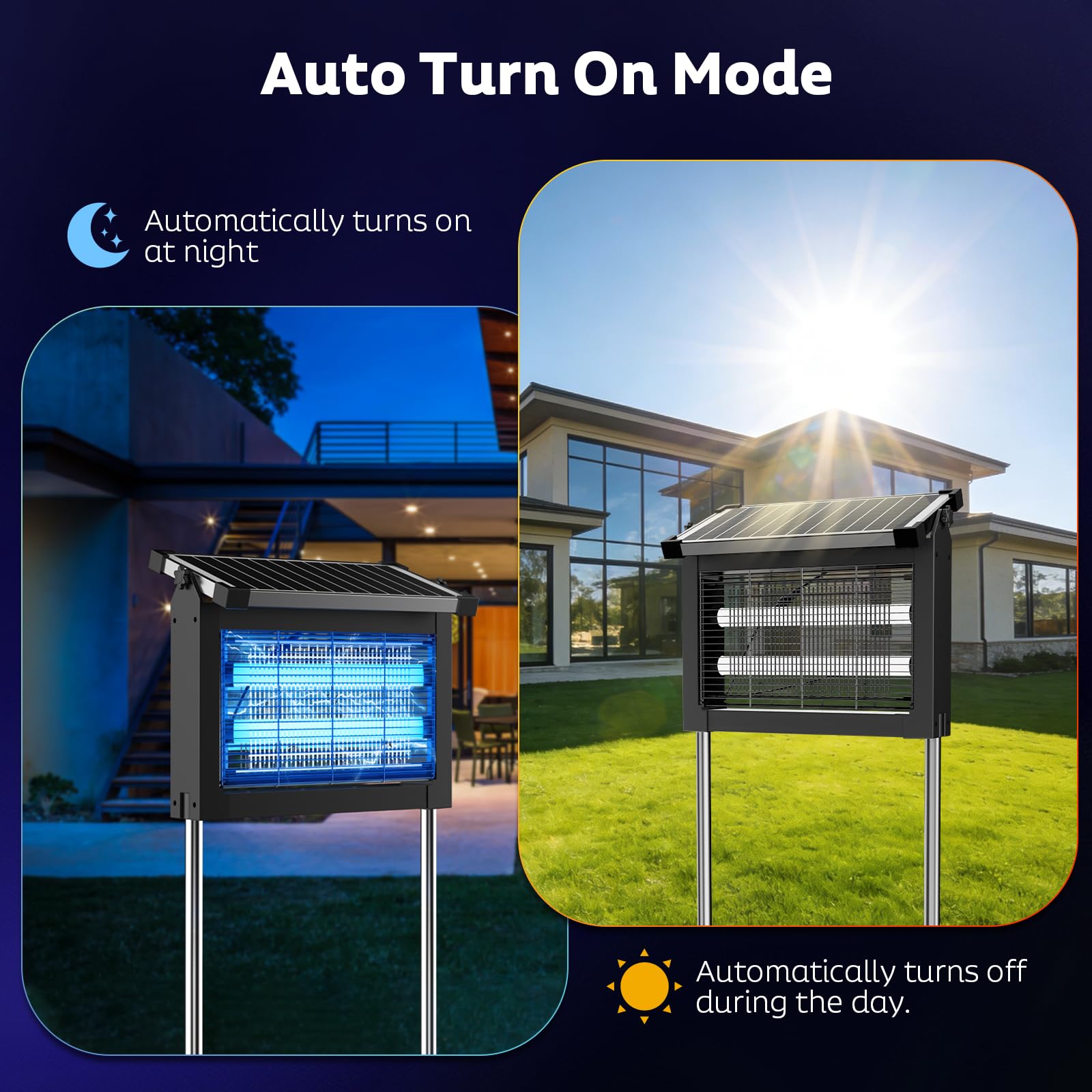 OnBeam withstands rain demonstrating IPX5 waterproof durability