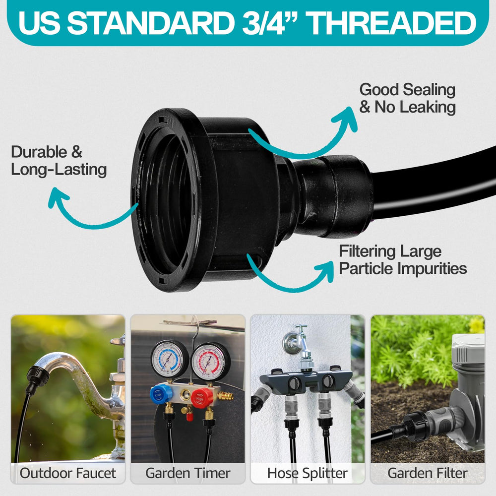 OnBrand brass nozzle close-up showing durable threads and precise spray