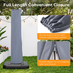 ONBRILL foldable fiberglass rod being used to install cover safely from ground