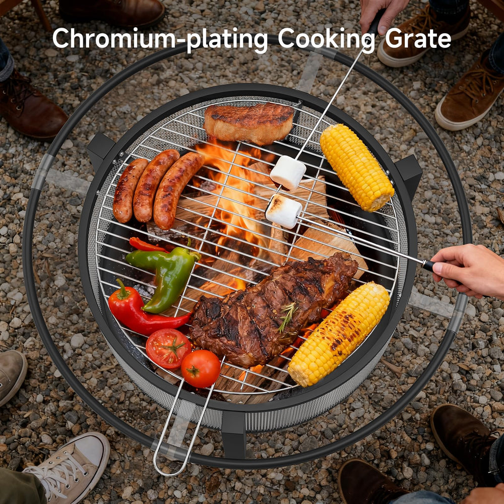ONBRILL close-up of rust-resistant grill grate showing durable surface for even grilling