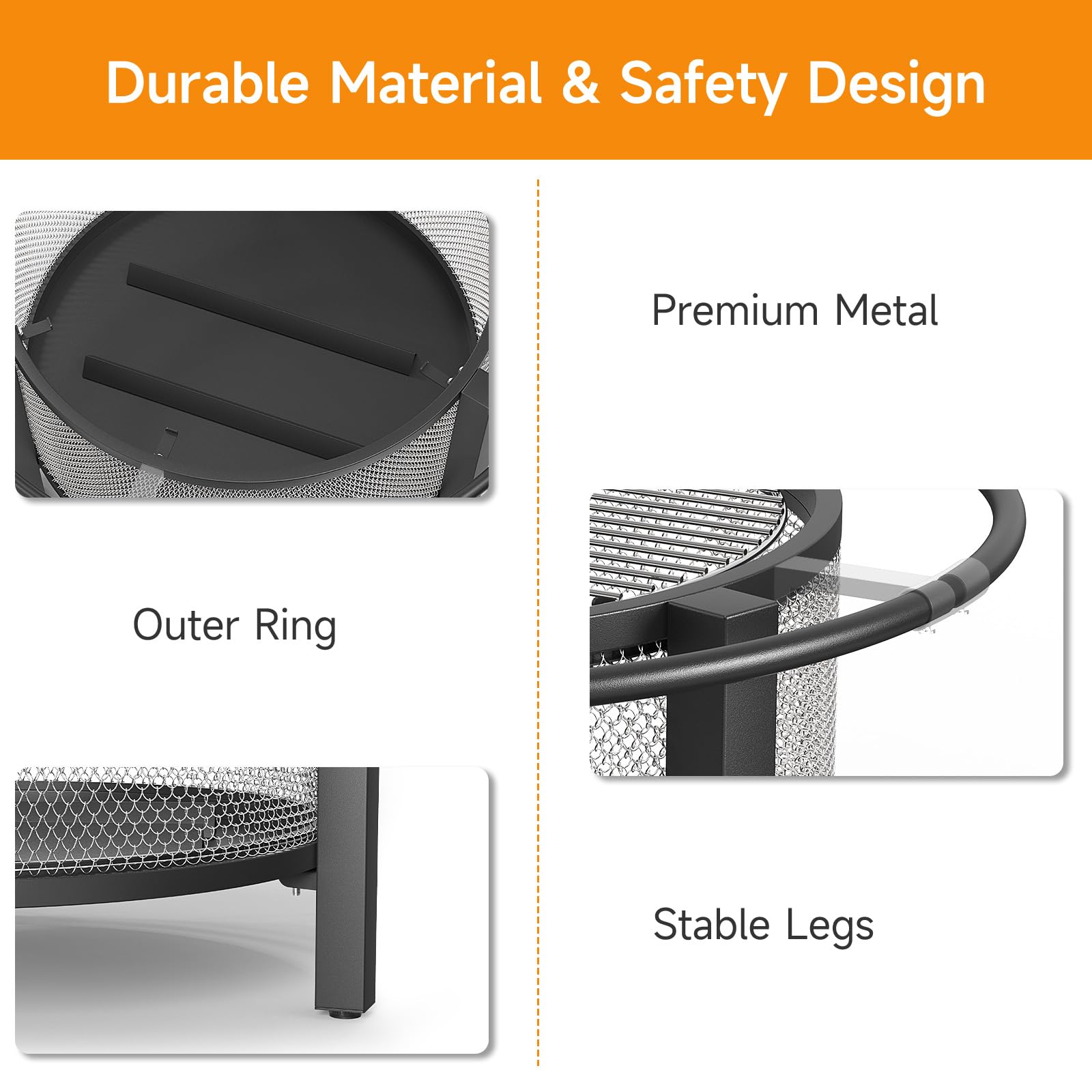 ONBRILL grilling scene with food on grate showing outdoor cooking convenience