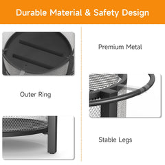 ONBRILL grilling scene with food on grate showing outdoor cooking convenience