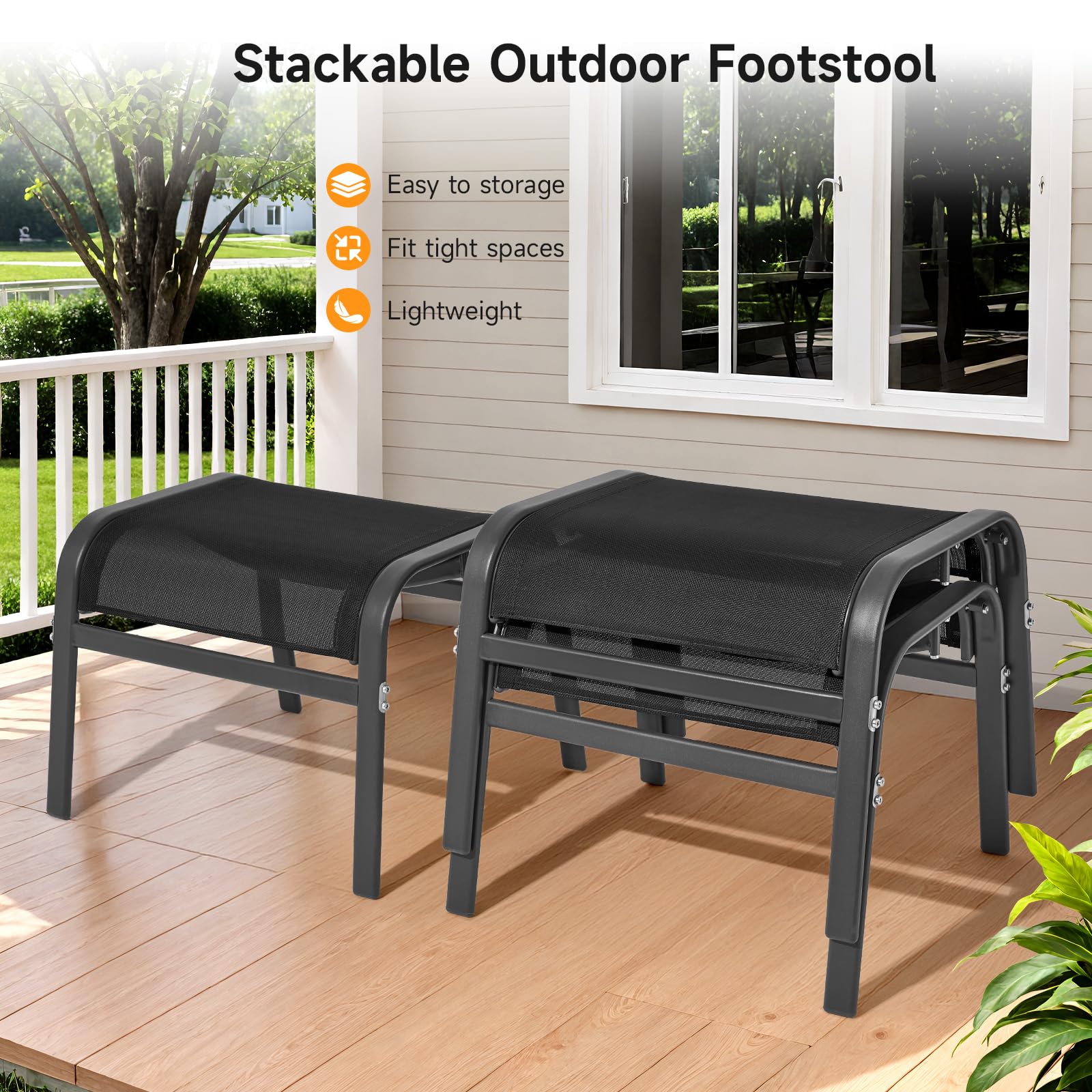 ONBRILL non-slip feet image showing floor protection and anti-slip stability benefit