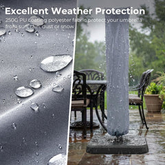 ONBRILL close-up of long zipper and reinforced seams for secure weatherproofing