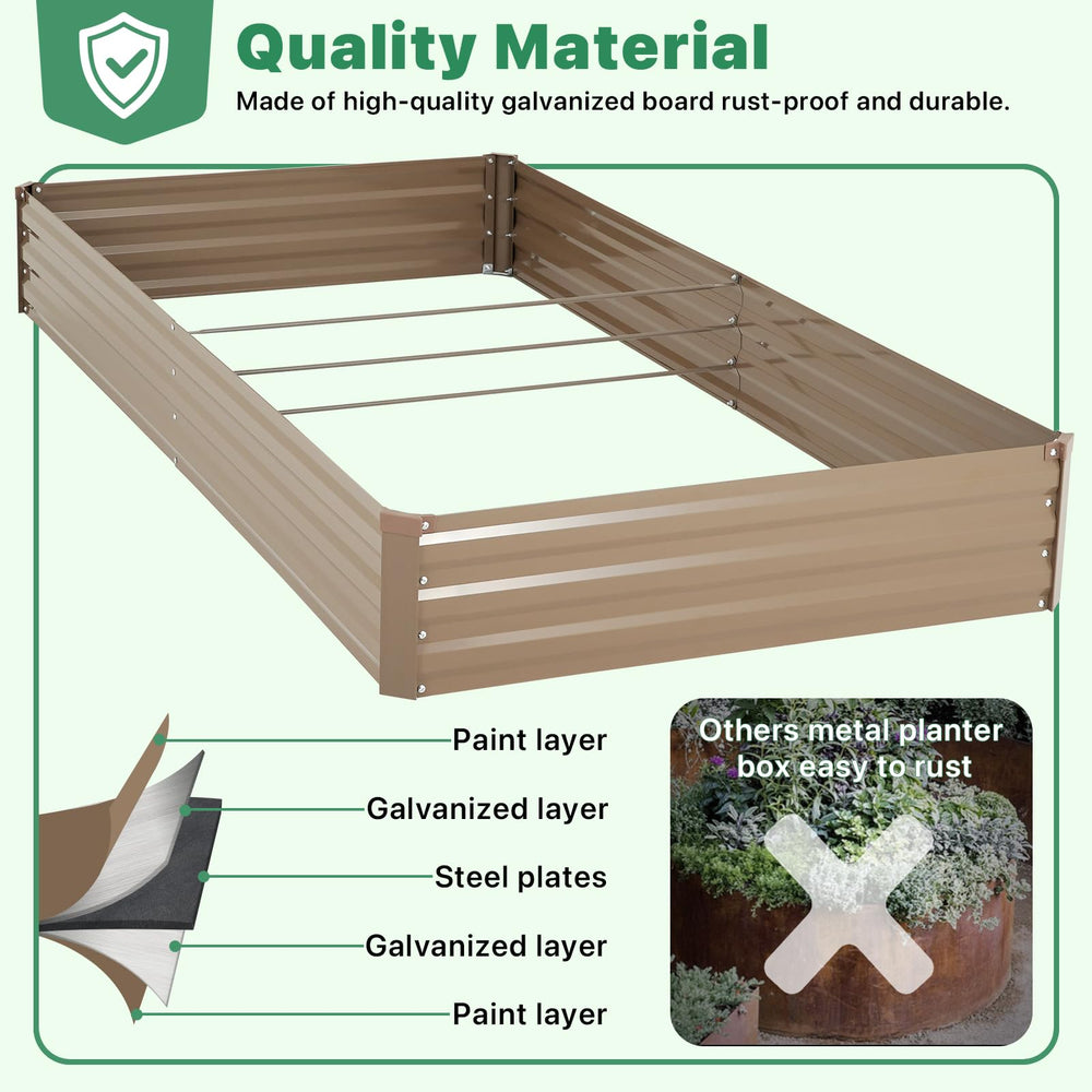 ONCEMORE assembled bed filled with soil and vegetables showing improved planting accessibility benefit