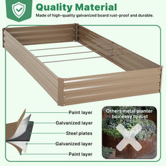 ONCEMORE assembled bed filled with soil and vegetables showing improved planting accessibility benefit
