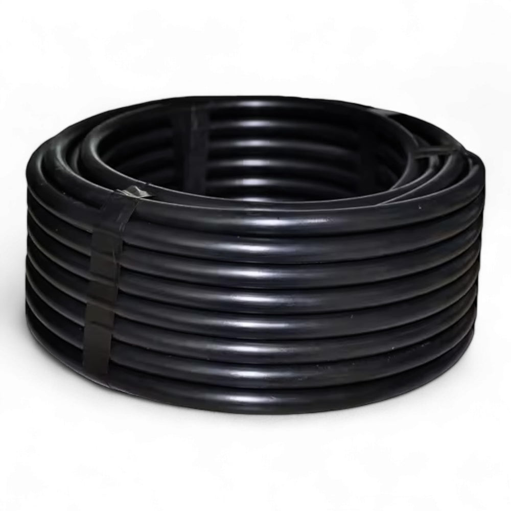 One Stop Outdoor front view of 100ft tubing roll showing compact storage and easy handling